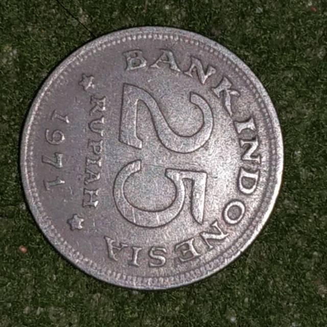 Uang koin/kuno 25 rupiah