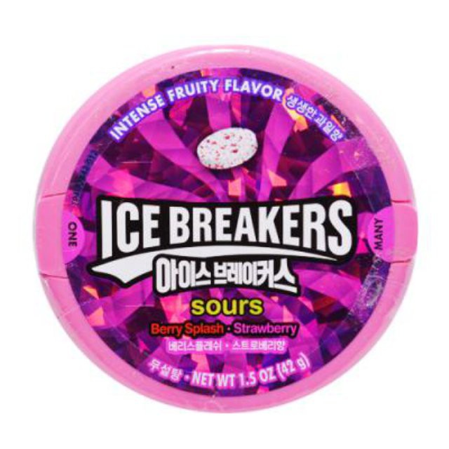 

ICE BREAKERS CANDY – SOUR (BERRYSPLASH-STRAWBERRY)