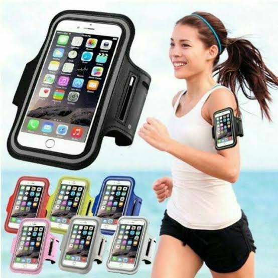 Sports Arm Band 5'5 INCH / Armband Lengan / Case untuk Olahraga / JOGGING / SENAM / FITNESS / ZUMBA