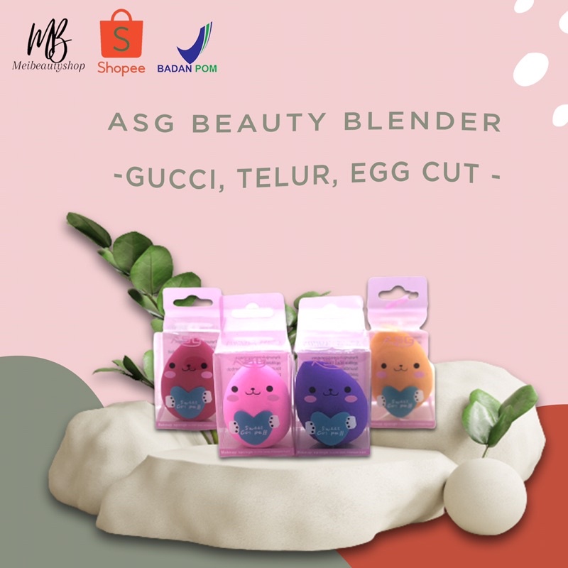 ASG Beauty Blender Gucci / Telur / Egg Cut