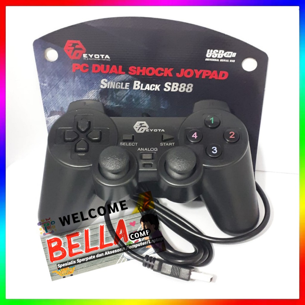 EYOTA SB88 GAMEPAD SINGLE USB STICK STIK LAPTOP PC JOYSTICK