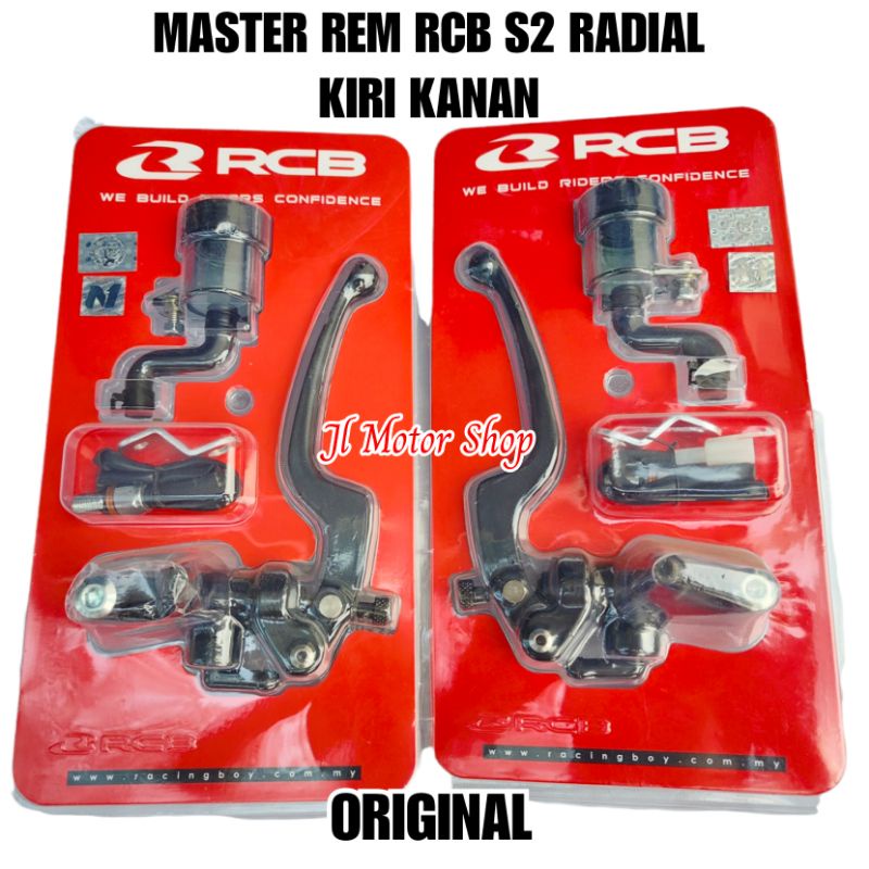 Master Rem RCB NMAX PCX ADV Kanan Kiri S2 Not S1 Radial - Master Rem NMAX PCX ADV RCB S2 Forged Not S1 Original Bisa Untuk Kopling Hidrolik RCB.