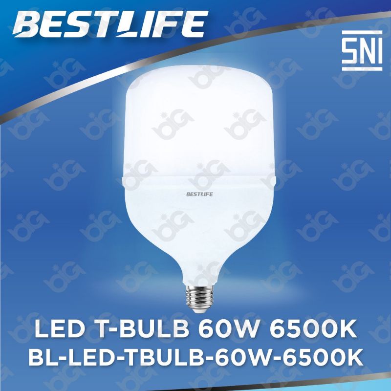 LAMPU CAPSUL KAPSUL CAPSULE BULB AMAN DIKIRIM BEST LIFE T-BULB LED 60 WATT 6500K BESTLIFE BL-LED-T-BULB-60W BOHLAM