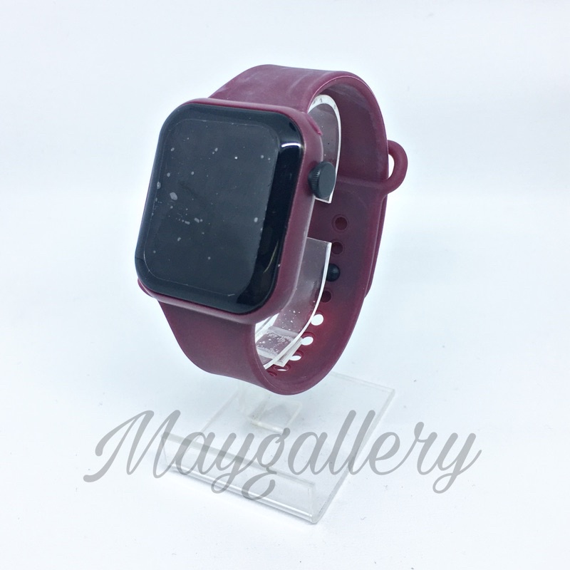 Jam Tangan Digital Led Love (Free Gift)-Maroon