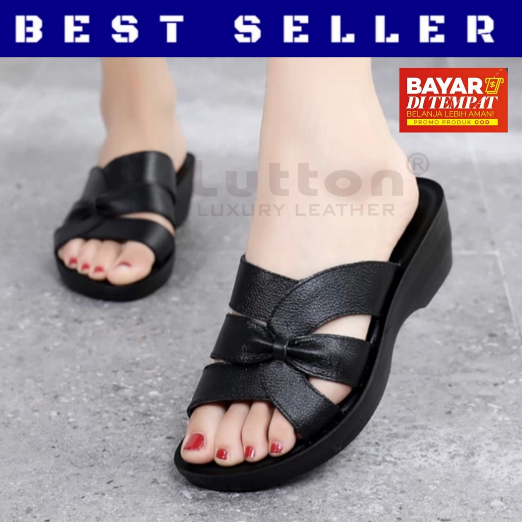 LUTTON - Sandal Wedges terbaru 2022-SANDAL LUNA