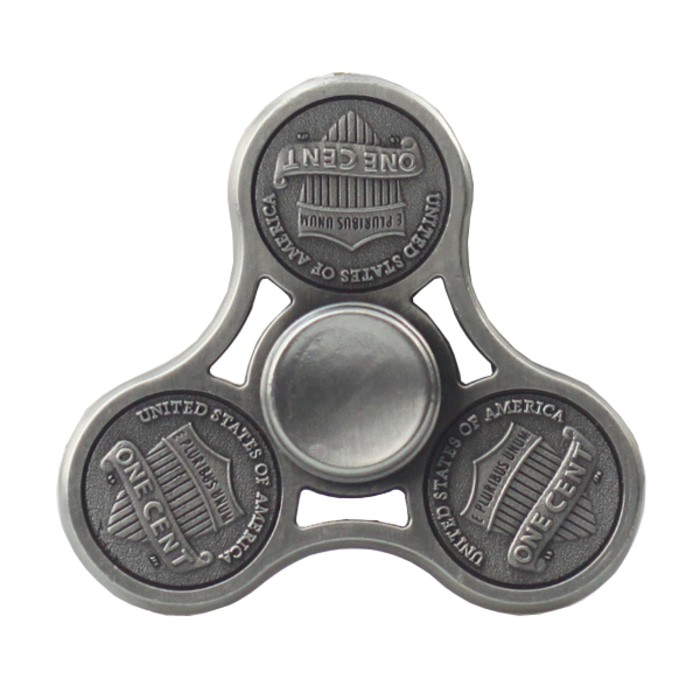 Hand Spinner Triangle EDC Coin [SILVER]