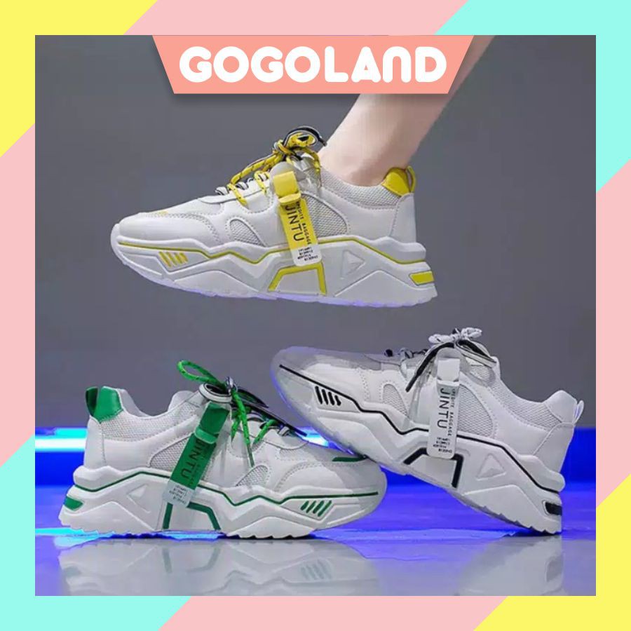 ⭐Gogoland⭐ SP018 Sepatu Sneaker Wanita JNT Fashion KOREA Import