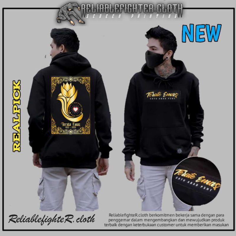 Hoddie Psht Terate Emas Sablon / Jaket Psht Terbaru Jaket Hodie Terate EMAS Terbaik Bisa Cod