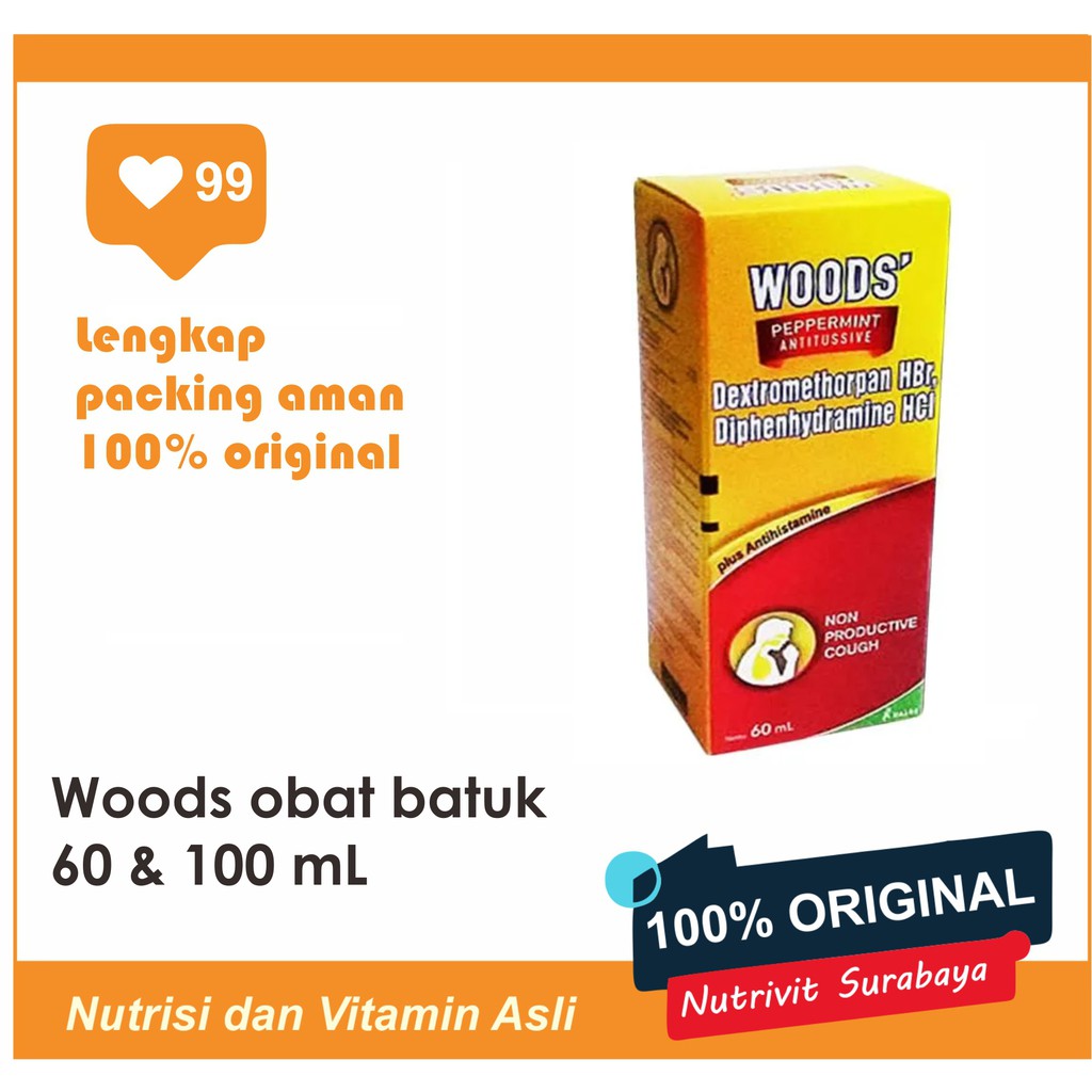 WOODS OBAT BATUK EXPECTORAN &amp; ANTITUSSIVE