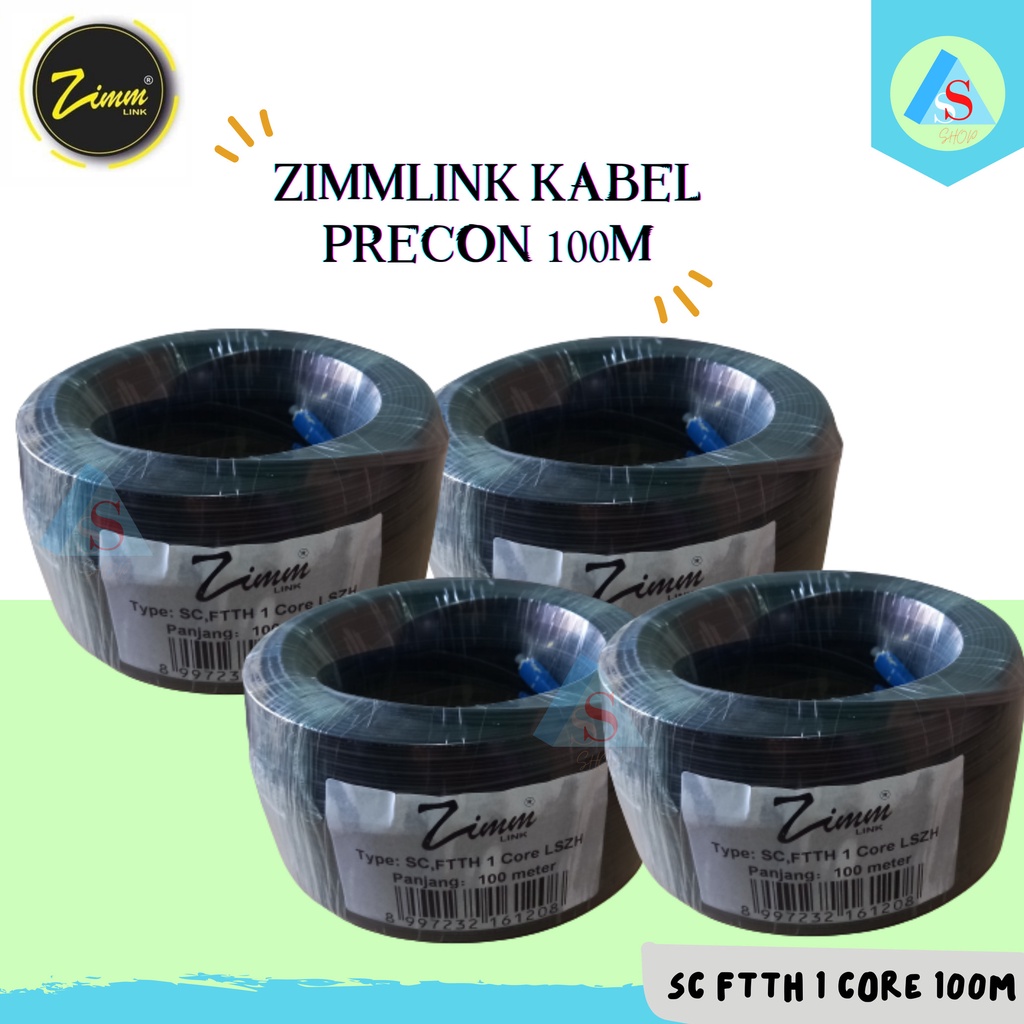 Zimmlink Kabel Fiber Optic (FO) Percon 100M