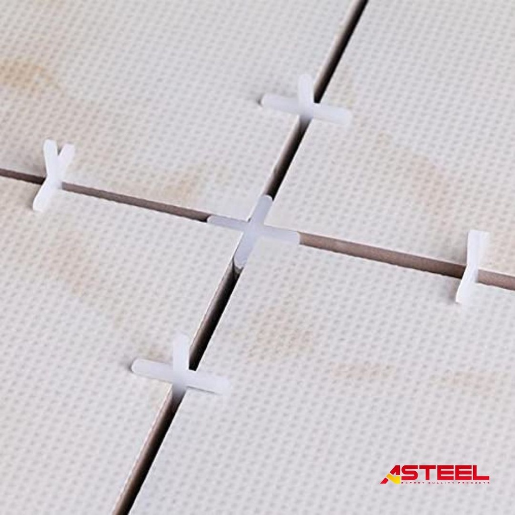 ASTEEL Spacer 1.5MM / Tile Spacer / T Cross / Spacer Keramik / Spacer Granit / Nat Keramik / Nat Granit / Spacer Nat Keramik / Spacer Nat Granit / Alat Perata Keramik / Tile Leveling Keramik / Alat Nat Keramik / Perapi Perata Nat Keramik 1.5 mm
