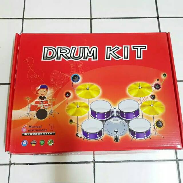 Roll Up DrumKit Portable 9 Pad Alat Musik Pemukul Drum Permainan Mainan elektrik Elektronik Listrik