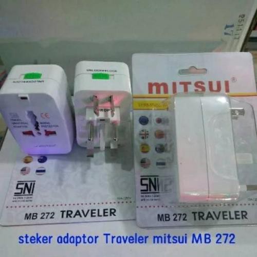 MITSUI MB 272 Travel Adaptor Universal Steker Serbaguna SNI