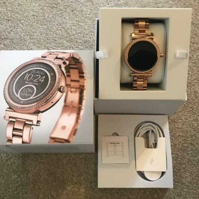 michael kors sofie rose gold smartwatch