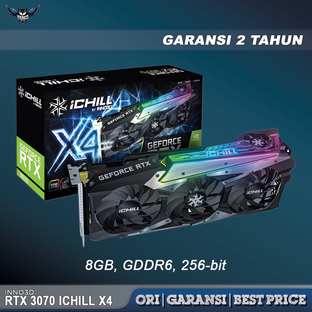 INNO3D RTX 3070 ICHILL X4 8GB DDR6 VGA CARD NVIDIA GEFORCE INNO 3D