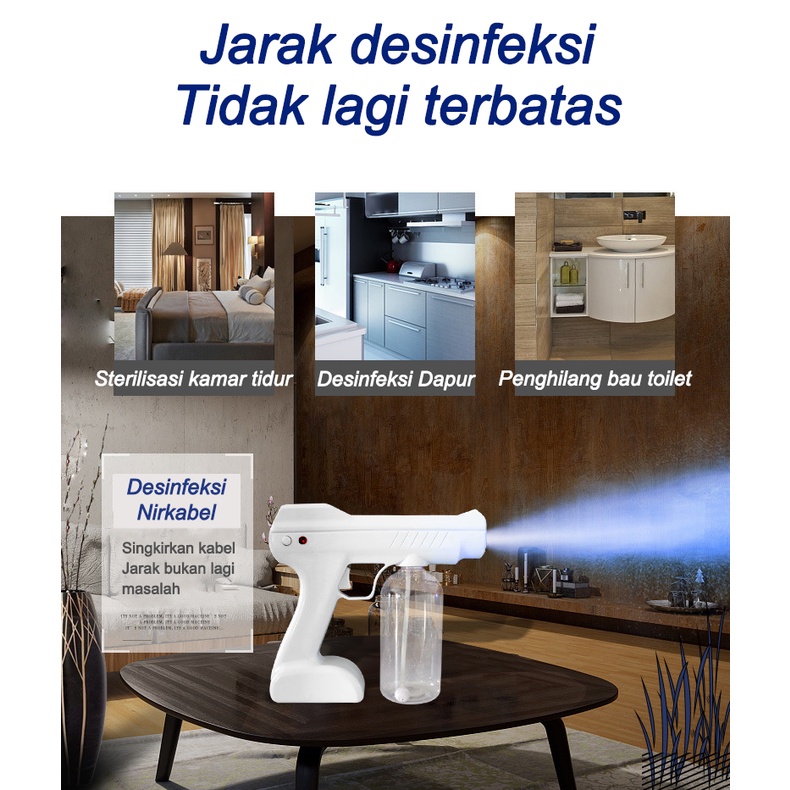 ITS Nano Spray Disinfection Gun Wireless Disinfektan Alkohol Sanitizer