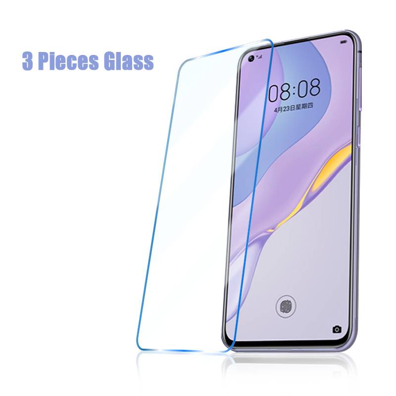 3PCS Protective Glass for Huawei P30 Lite P50 Pro Glass Screen Protector for Huawei P20 P40 Lite Pro P10 P8 P9 Lite 2017 Glass
