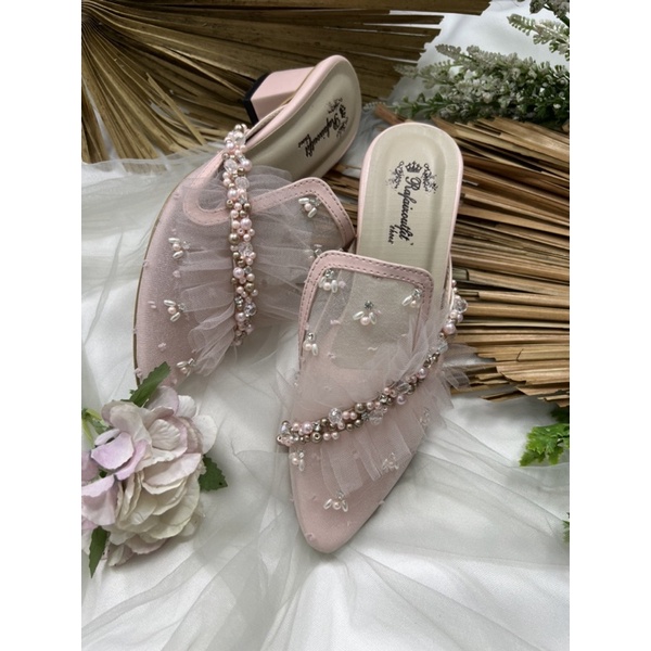 rafaizoutfit sepatu deandra wrna rose sepatu cantik wanita 5cm tahu