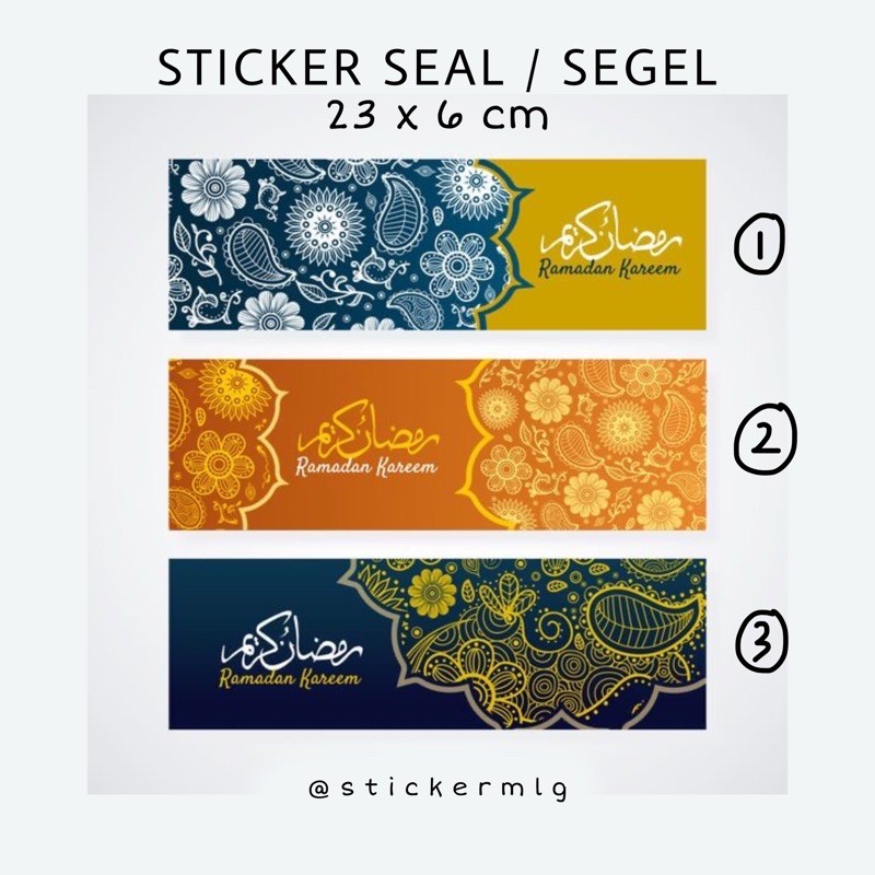 

STICKER SEGEL / SEAL / BELT IDUL FITRI RAMADHAN LEBARAN 06