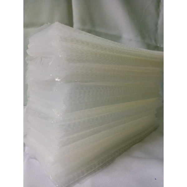 plastik opp double press ukuran 6x20 cm 1kg 1100pcs / ukuran 7x20 cm 1kg (1000pcs) / ukuran 10x20 cm 1kg (700pcs) / plastik Snack / plastik kaca / plastik acc