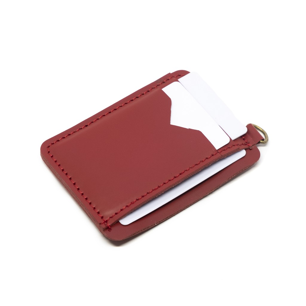 dompet kartu kulit asli card wallet slim wallet plastik mika PHWL1038