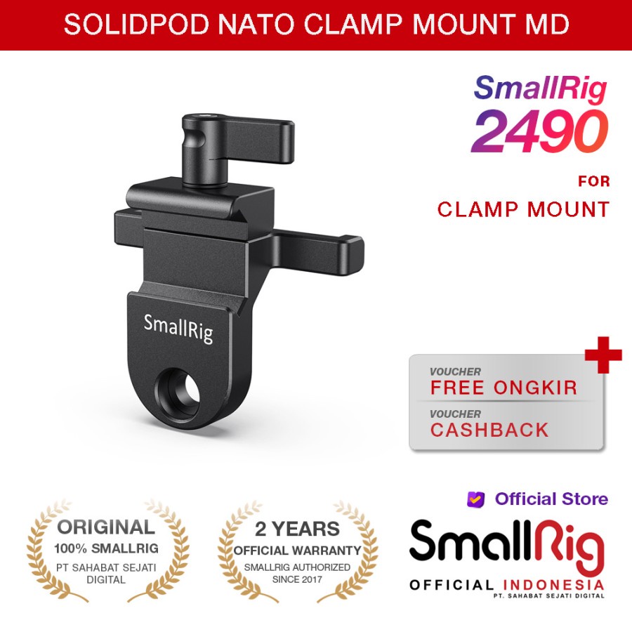 Smallrig Solidpod Nato Clamp Mount Md 2490
