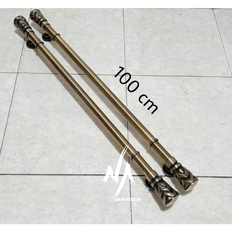 Handle Pintu Rumah Gagang Pintu Rumah Kuningan 100 cm