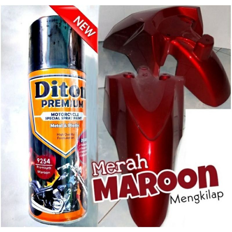 Pilok Pilox Diton Premium Maroon 9254 400cc Pilok Maron Marun Merah Hati