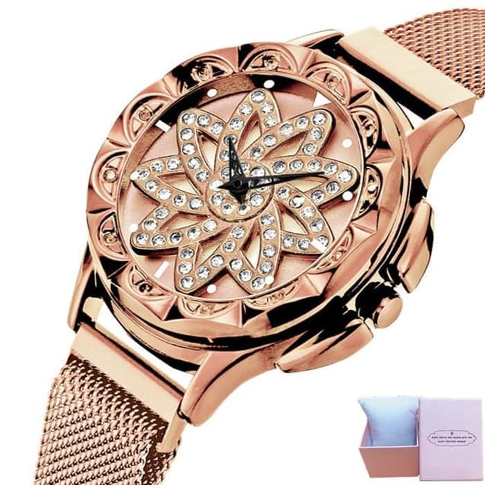 jam tangan biden wanita luxury fashion stainless steel jam