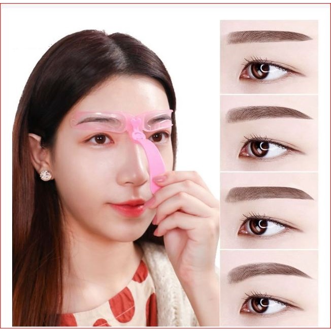 (NCS) Eyebrow template kit 8 in 1 / Cetakan alis Korea eyelash eyes