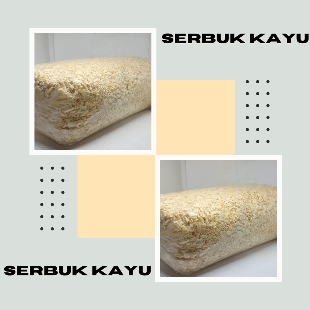 Serbuk kayu untuk alas hewan peliharaan 400 gr