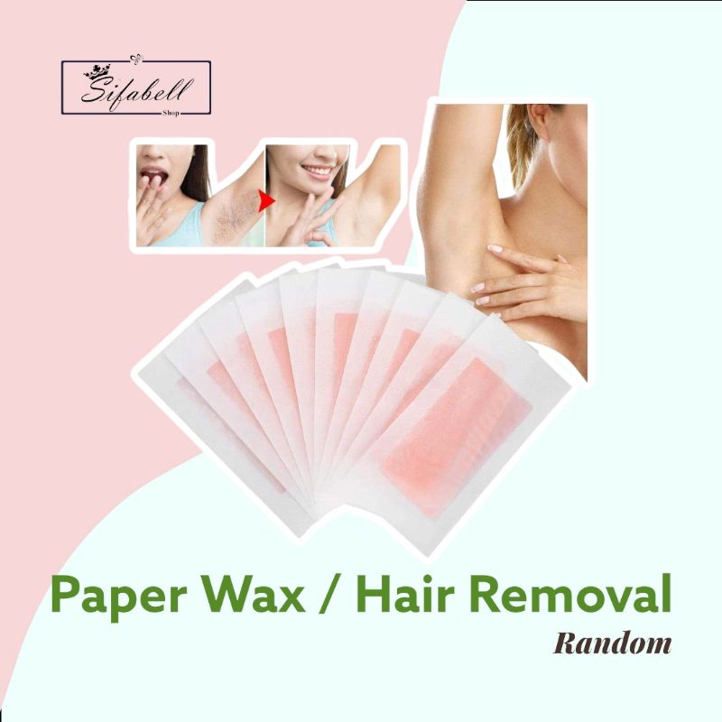 Cold Wax Hair Removal Strip Waxing Strip Paper Wax Pencabut Bulu