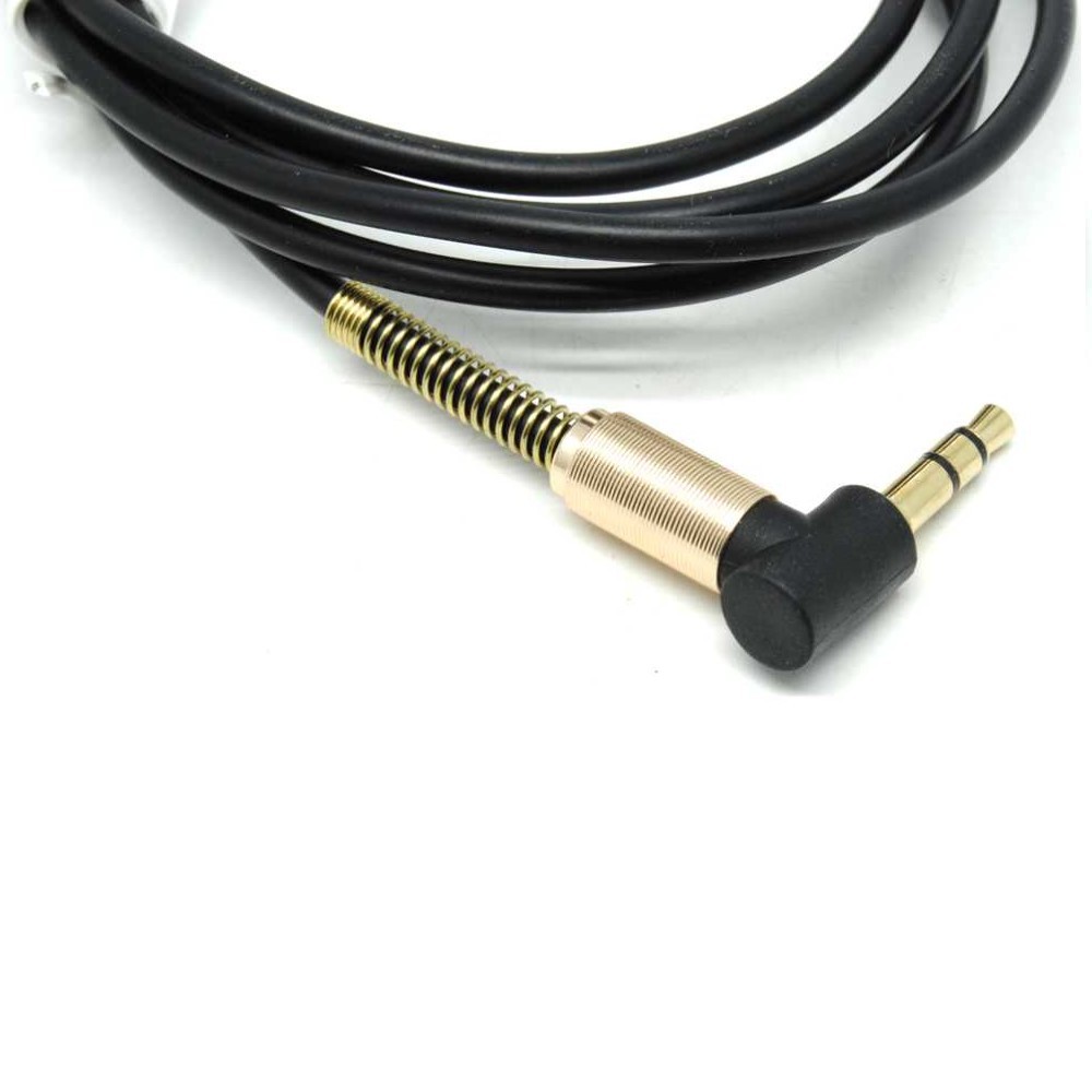 Kabel AUX Audio 3.5mm Male to 3.5mm Male HiFi L Shape