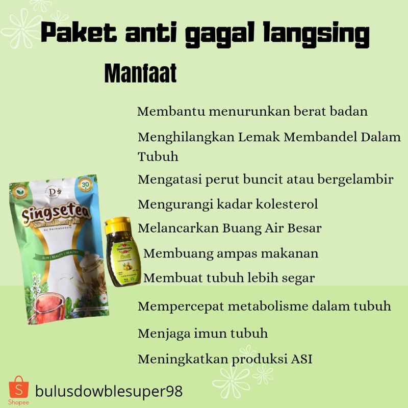 Evoil & singsetea paket hemat