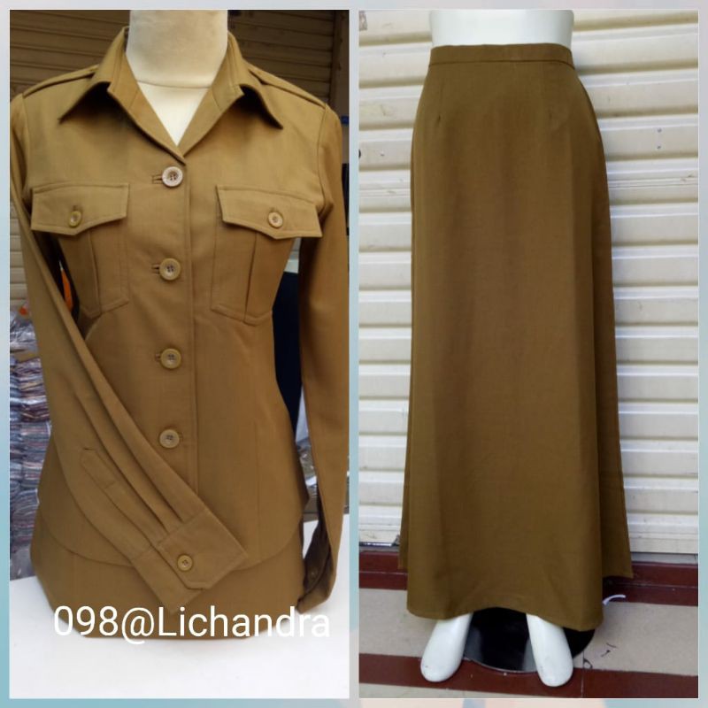 Blazer pns / seragam dinas /seragam pemda/ seragam lichandra/terbeseler