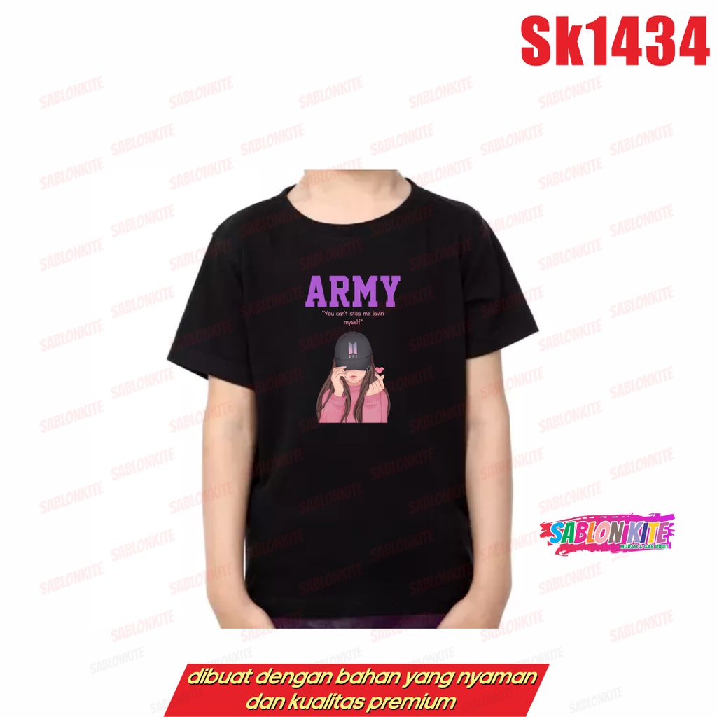 MURAH!!! KAOS KPOP ARMY JK SK1434 SG JIMIN V JIN JH UNISEX