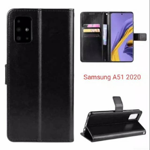 Samsung A20S Flip case leather flip cover wallet kulit case A 20s