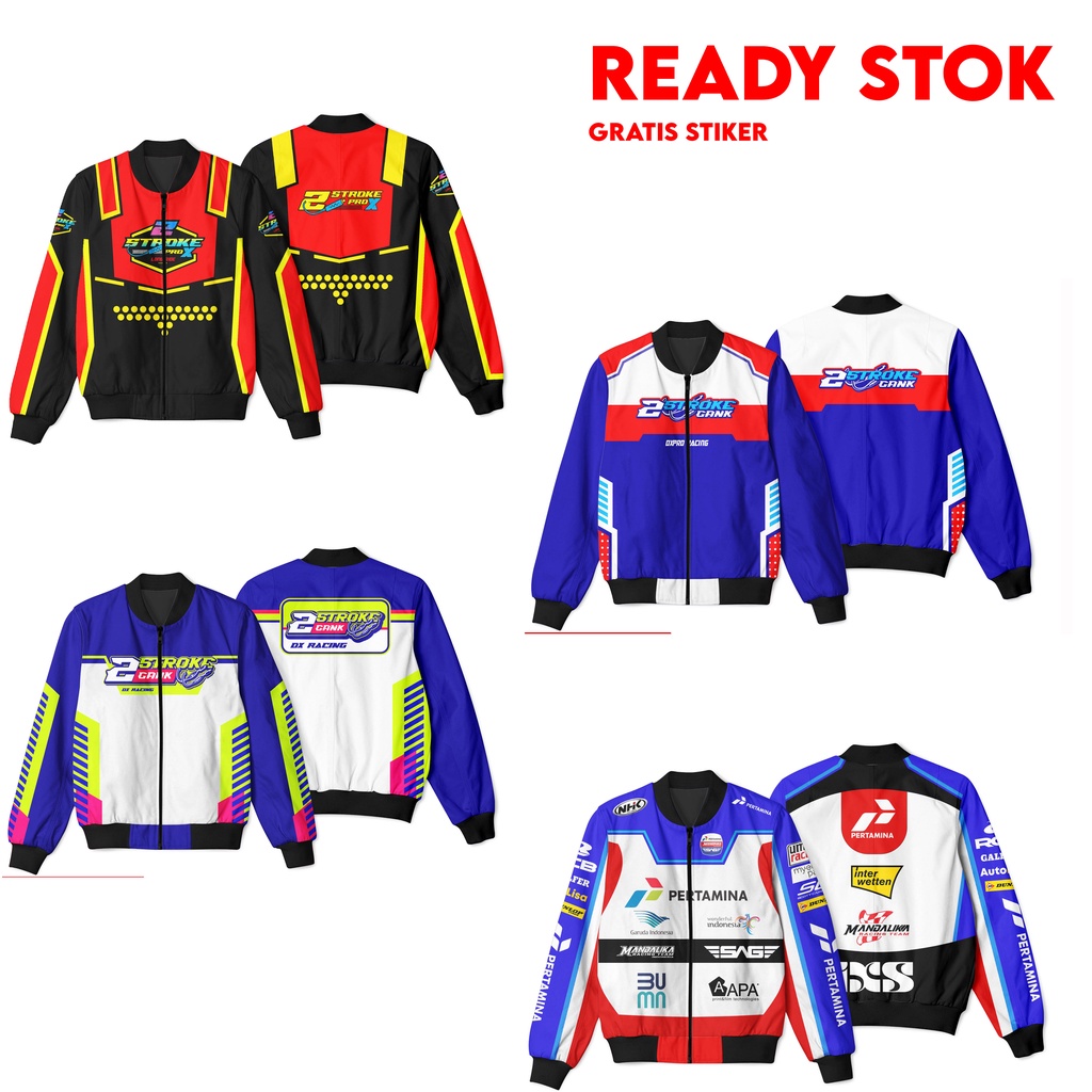 JAKET RACING MANDALIKA/JAKET RACING HELL/JAKET RACING ONE 2 STROKE