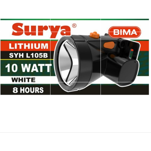 SURYA SENTER KEPALA SYH L105B (BIMA) / SENTER KEPALA SELAM / LAMPU DARURAT - ORIGINAL