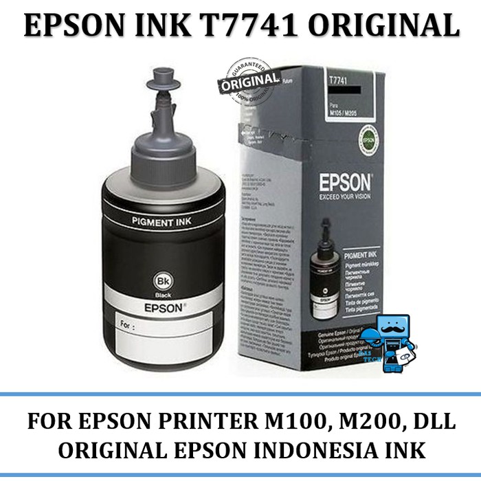Tinta Epson T7741 Black Original - U/ Printer M200