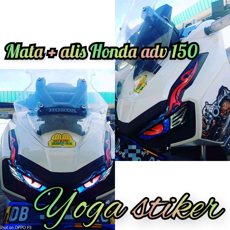 CUTTING STICKER LAMPU alis Honda adv