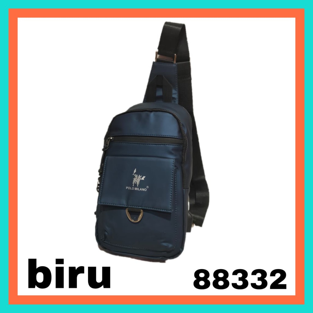 Tas Pria SLINGBAG PRIA POLO MILANO - 88332 - TAS SELEMPANG ORIGINAL BRAND PALING LARIS TERBARU FASHIONABLE