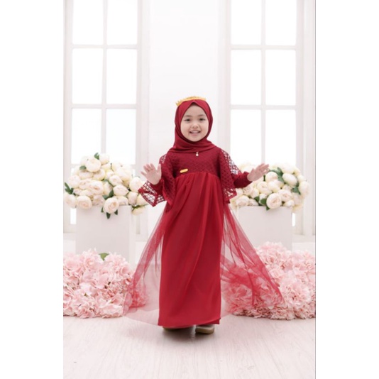 SIZE JUNIOR XXL DAN XXXL RAYYANA DRESS 2022 by rumah_ara gamis Rayyana by rumah ara