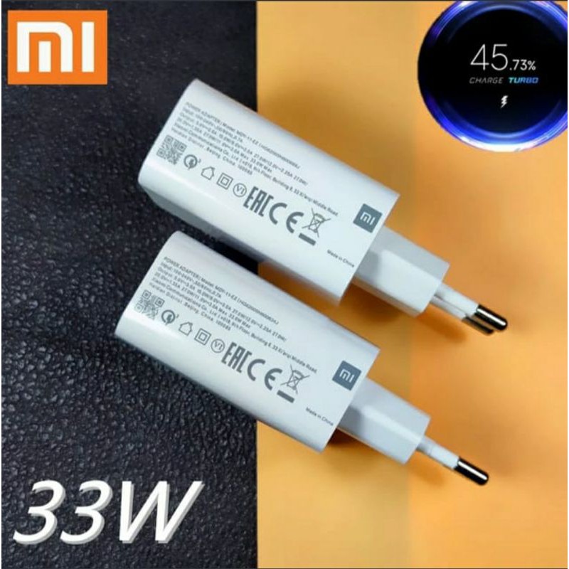 CHARGER XIAOMI 33 WATT ORIGINAL 100% MI 11 TURBO CHARGER GARANSI 6 BLN