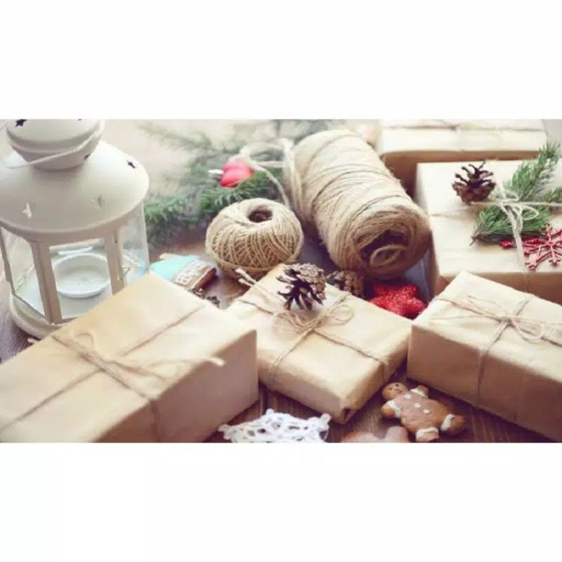 

Tali Rami Ikat Baking Tools Decoration kotak kado hangtag dus box kardus kantong hampers bag kreatif
