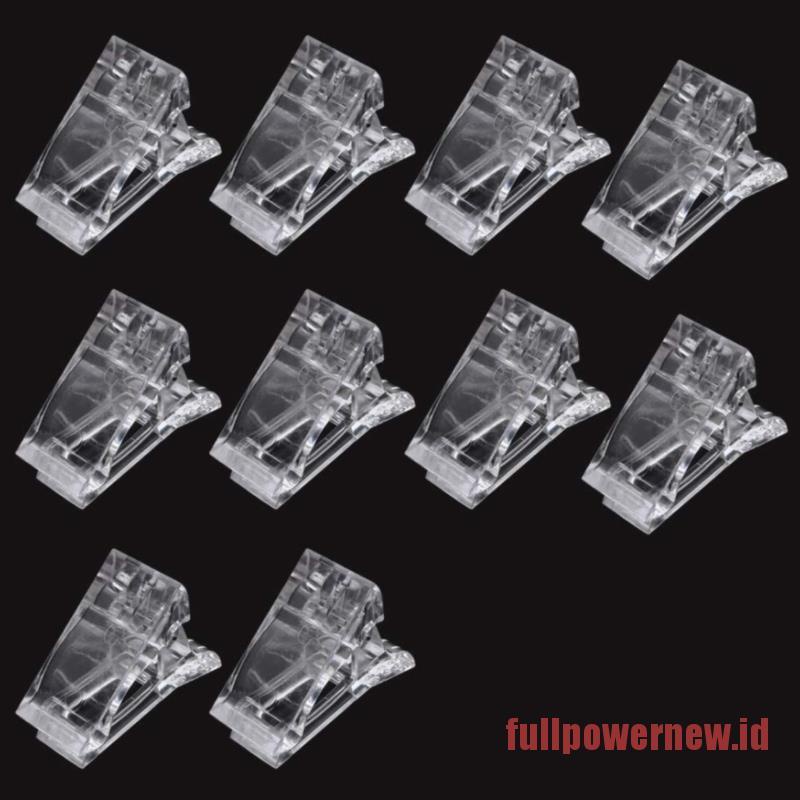 【COD】5pcs Nail Tips Clip Quick Building Poly Builder Gel DIY Extension Clamp Clips