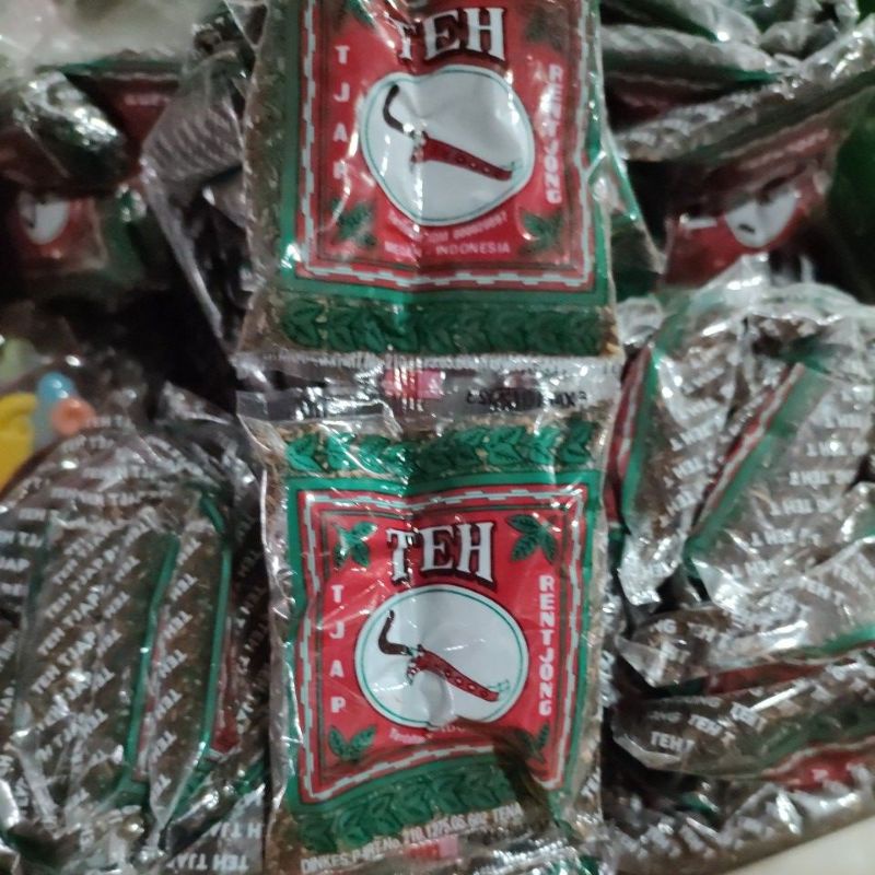 

teh bubuk wangi tjap rentjong isi 10 sachet