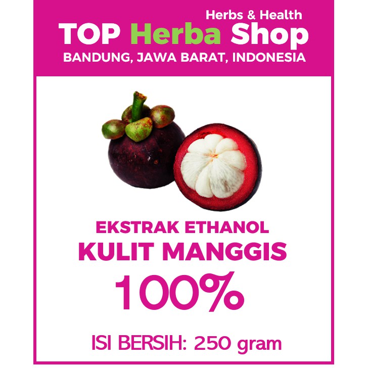 

Ekstrak Kulit Manggis (Bukan Serbuk Giling) 250 gram