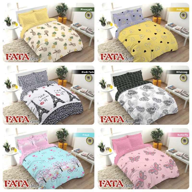 FATA Bed Cover Single Signature Terlaris Ukuran 120x200 No.3/100x200 No