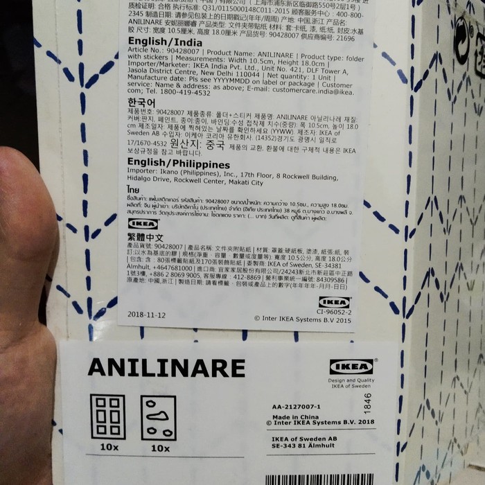

Folder with stickers aneka bentuk label stiker 20lembar